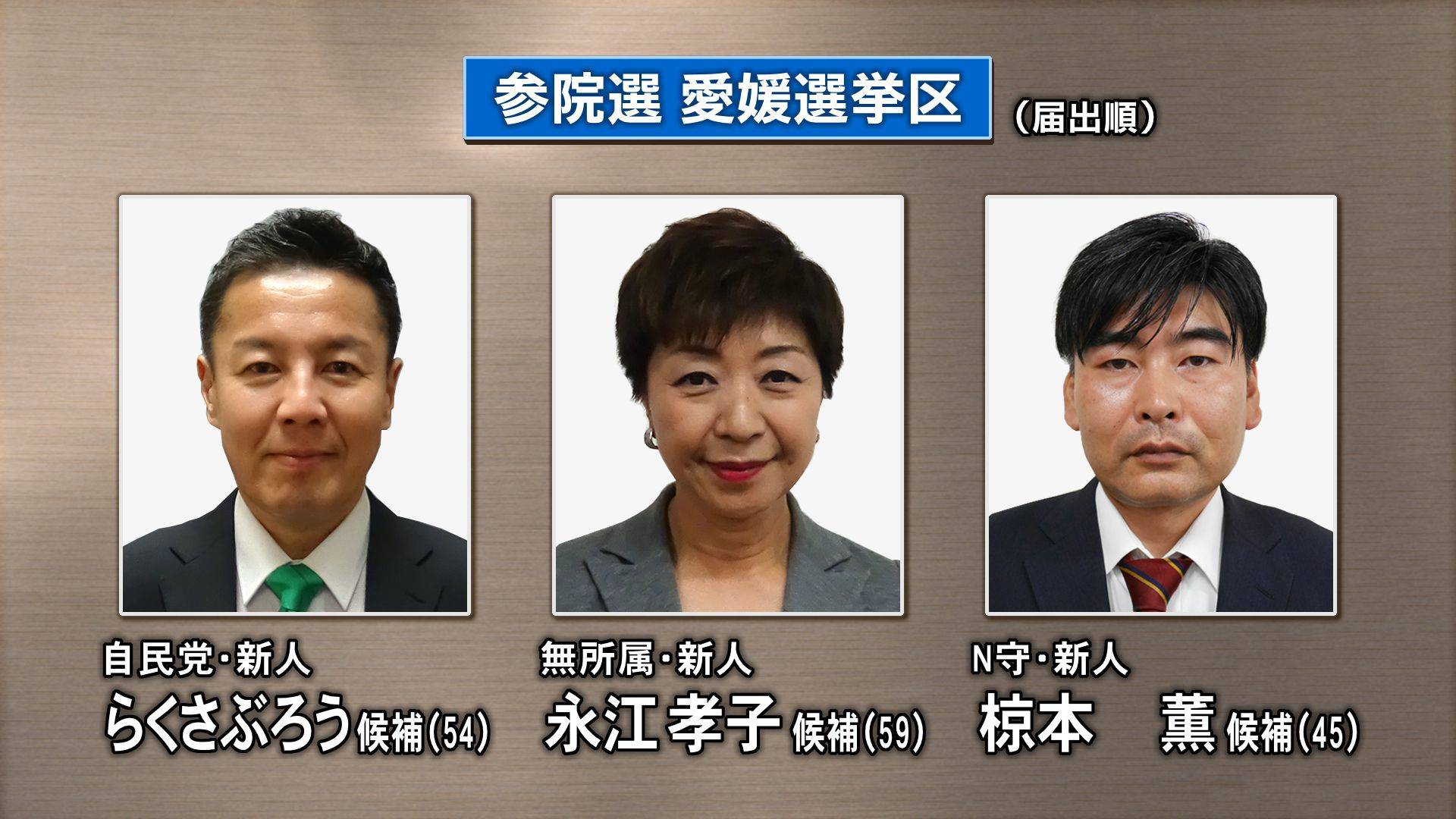愛媛 県 参議院 選挙